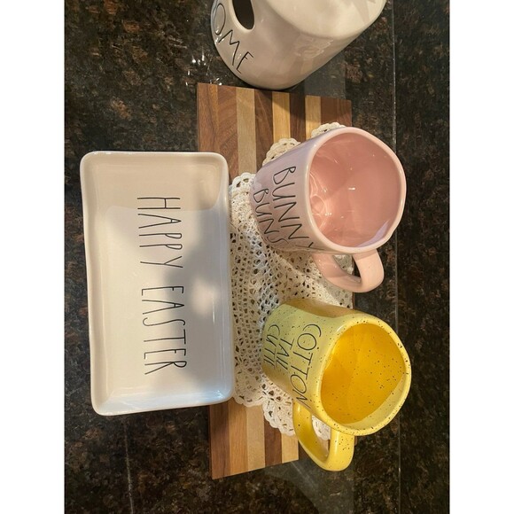 Rae Dunn 4 piece happy Easter set